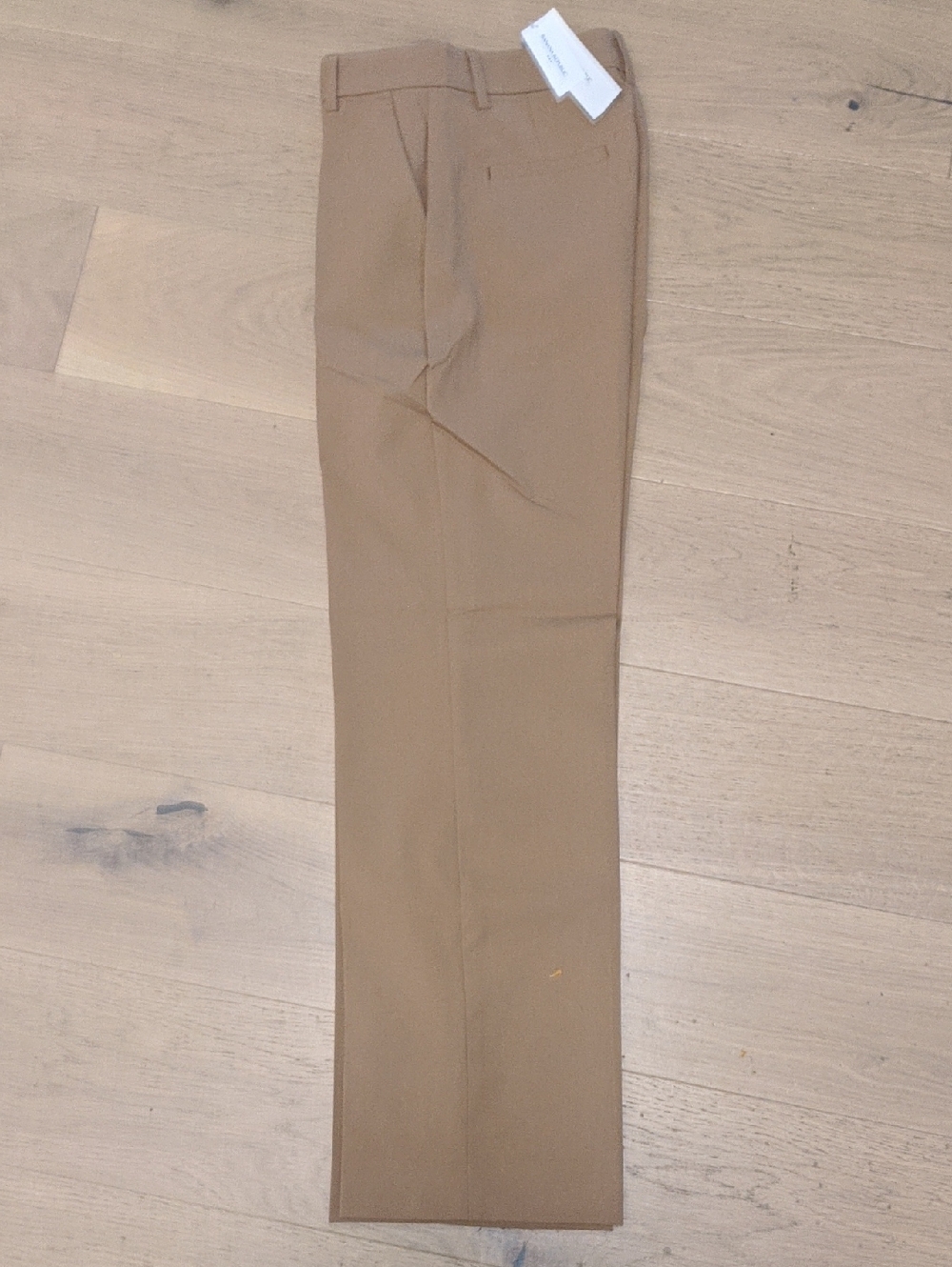 Banana Republic High Rise Straight Leg Pants in Camel Brown 00P